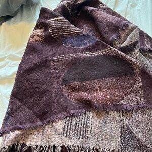 Aritzia Rich Brown Scarf